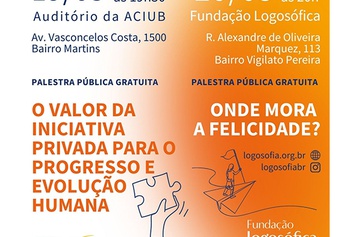 A Fundação Logosófica promove palestras públicas hoje e amanhã em Uberlândia