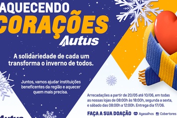 Autus Chevrolet lança a campanha "Aquecendo Corações" para arrecadar agasalhos