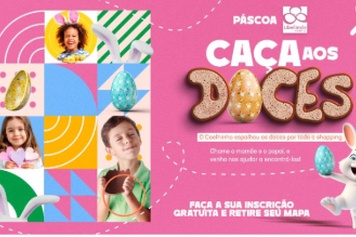 "Caça aos Doces" promete diversão para crianças no Uberlândia Shopping