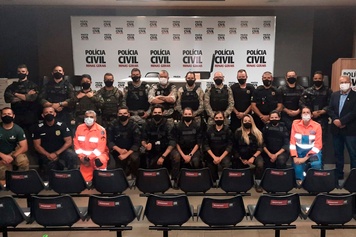 A Polícia Civil realizou curso de atendimento pré-hospitalar às vítimas de arma de fogo