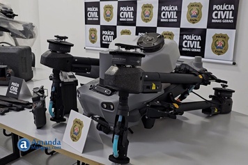 Polícia Civil de Uberlândia recupera drones roubados