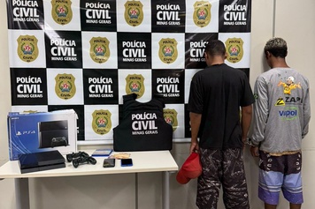 Polícia Civil de Uberlândia recupera Playstation PS4 fraudado e prende dois suspeitos