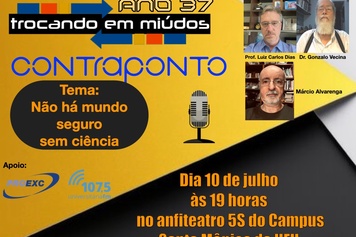 Evento marca 37 anos do Programa de Rádio “Trocando em Miúdos”, transmitido pela Rádio Universitária FM, e 10 anos do quadro Contraponto