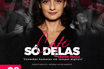 Café Só Delas recebe Denise Fraga