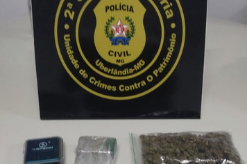 Polícia Civil de Uberlândia apreende droga e prende jovem no Pampulha